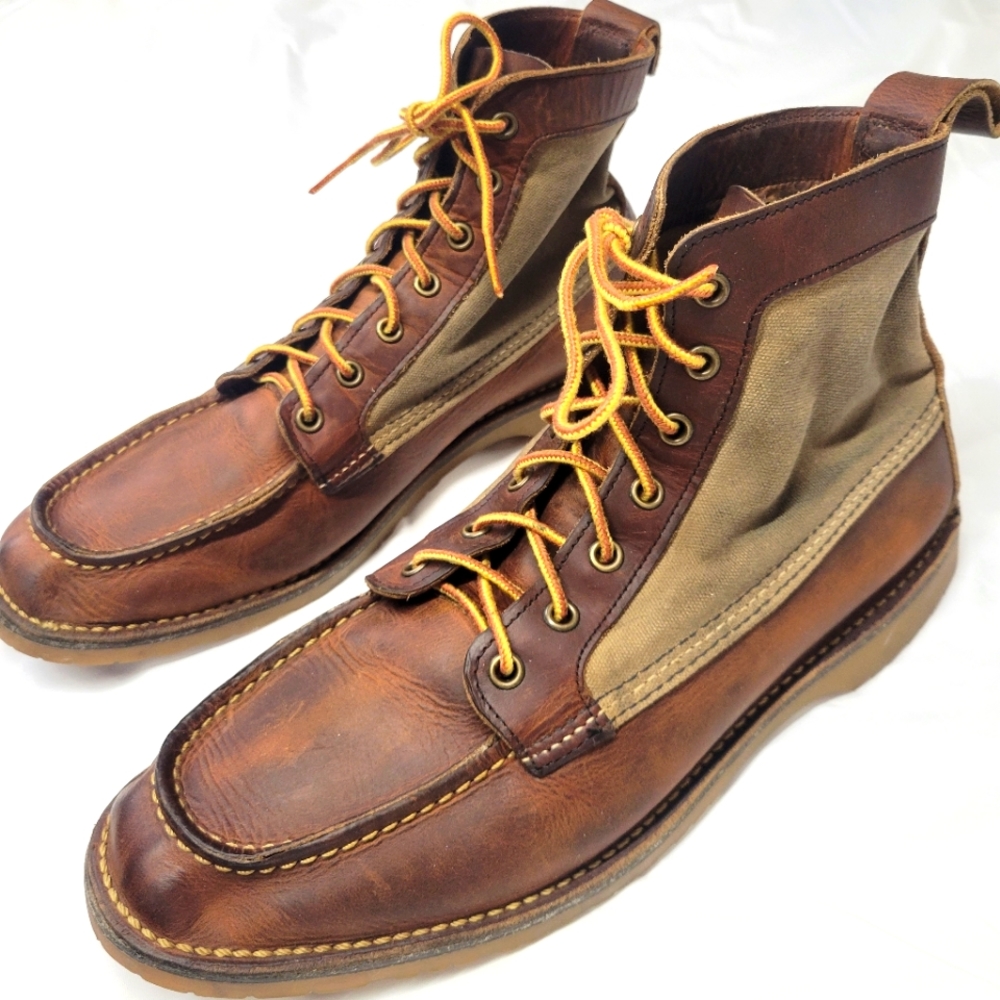 The Red Wing Shoes 3335 Weekender Canvas Moc Copper Rough & Tough